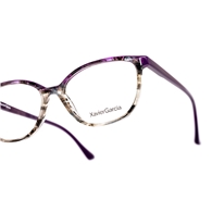XAVIER GARCIA AMELIA C-4 BLACK & WHITE STRIPPES / MILKY PURPLE