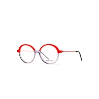 XAVIER GARCIA KAZUKO C-3 NEON RED CRYSTAL FIG / MATT RED