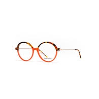 XAVIER GARCIA KAZUKO C-6 HAVANA MILKY CORAL / SATIN ROSE GOLD
