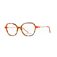 XAVIER GARCIA KIMIKO C-2 HAVANA DOTTED MILKY CORAL / MATT RED