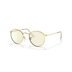 RAY-BAN RB3447 - 9196BL ROUND METAL