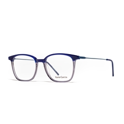 XAVIER GARCIA ATSUSHI C-2 DARK BLUE CRYSTAL GREY / MATT PEARL ELECTRIC