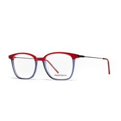 XAVIER GARCIA ATSUSHI C-3 DARK WINE CRYSTAL BLUE-GREY / MATT BLACK