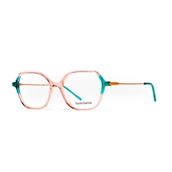 XAVIER GARCIA KIMIKO C-1 CRYSTAL PEACH GREEN / MATT PINK GOLD