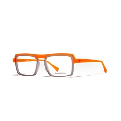 XAVIER GARCIA POL C-3 MATT CLEAR GREY / CRYSTAL ORANGE