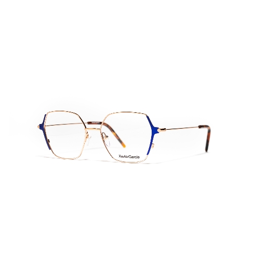 XAVIER GARCIA RIKO C-3 SATIN DENIM BLUE / ROSE GOLD