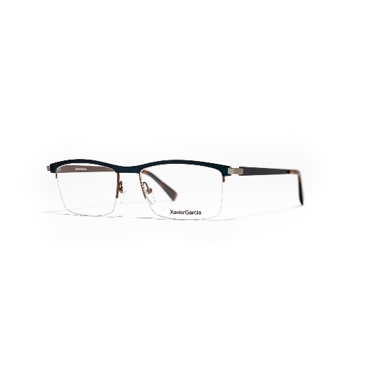 XAVIER GARCIA SAUL C-3 SATIN BLUE-GREY / MATT COPPER