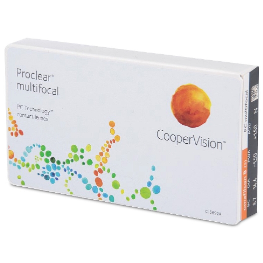Proclear Multifocal 3 unidades LENTE N