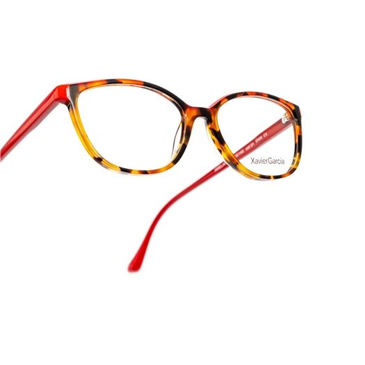 XAVIER GARCIA AMELIA C-1 HAVANA DOTTED / SOLID RED