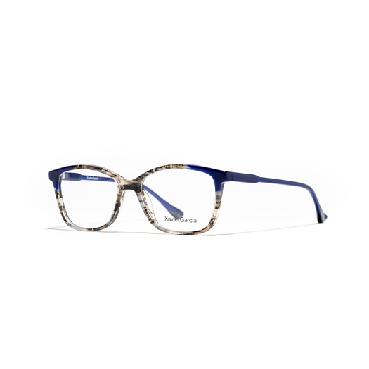 XAVIER GARCIA GATHA C-2 BLACK & WHITE STRIPES / BLUE