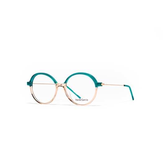 XAVIER GARCIA KAZUKO C-4 CRYSTAL GREEN CRYSTAL SKIN / ROSE GOLD