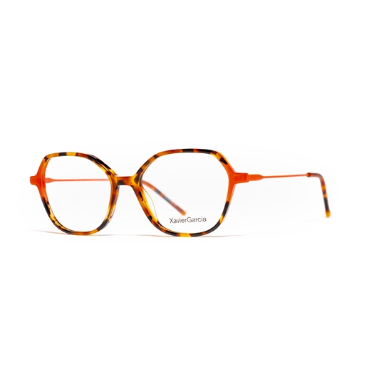 XAVIER GARCIA KIMIKO C-2 HAVANA DOTTED MILKY CORAL / MATT RED